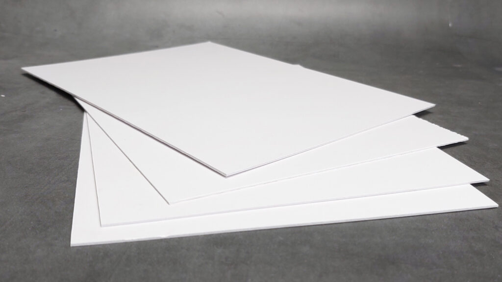 PVC Foamboard Sheets 30cm x 20cm (1mm thickness)